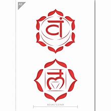 Image result for Chakra Symbols Stencil