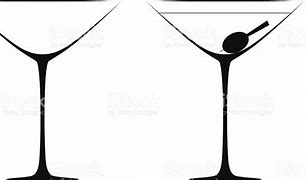 Image result for Martini Glass Silhouette