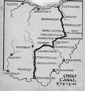 Image result for Ohio Canal System Map