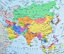 Image result for Map of Russia and Bordering Countries