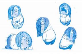 Image result for Sadness Inside Out 2 Drawing