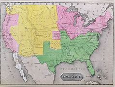 Image result for Us Map 1861 Black Line