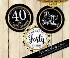 Image result for 40th Year Birthday Cupcake Idea Man