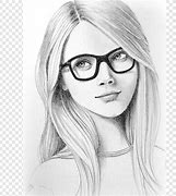 Image result for Pencil Sketch Girl Face Drawing