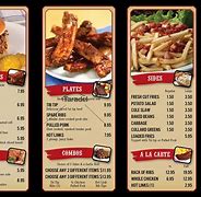 Image result for A4 Menu BBQ