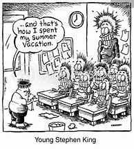 Image result for Stephen King Cartoon