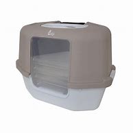 Image result for Covered Cat Litter Box