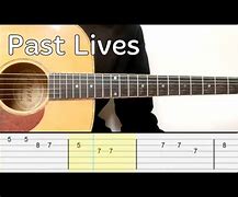 Image result for Past Lives Guitar Notation