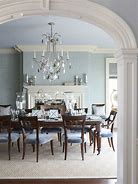 Image result for Blue Gray Dining Room