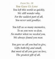 Image result for I Miss You Poem Funeral