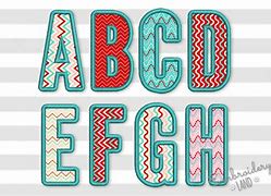 Image result for Embroidery Applique Alphabet Letters