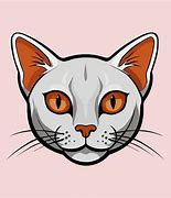 Image result for Cat Face Vector