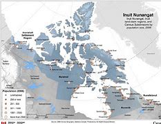 Image result for Inuit Languages across Canada Map