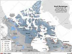 Image result for Inuit in Canada Map Brief