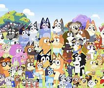 Image result for Bluey Characters Dancing