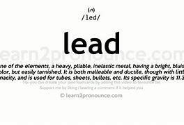 Image result for Lead