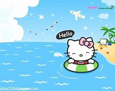 Image result for Hello Kitty Desktop Summer