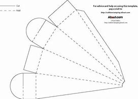 Image result for Pyramid Cone Confetti Template