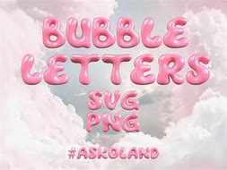 Image result for Bubble Font On Cricut