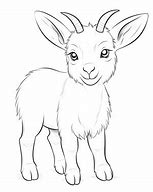 Image result for Colouring Cartoon Goat