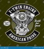 Image result for V-Twin Engine Logo