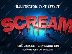 Image result for Scream Text SFX