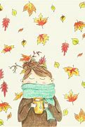 Image result for Fall Cozy Girl Drawing