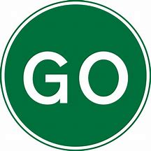 Image result for Green Go Sign Cartoon