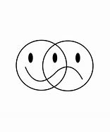 Image result for Smiley Face and Sad Face Tattoo