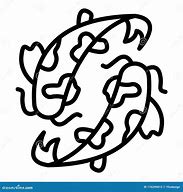 Image result for Koi Carp Outline