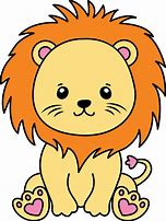 Image result for lion kitten drawing