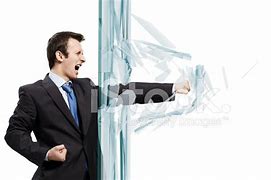 Image result for Man Breaking Glass