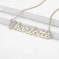 Image result for Crystal Name Necklace