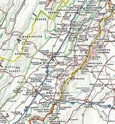 Image result for Map of Lue Ridge Parkway