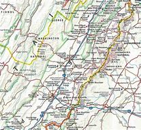 Image result for Blue Ridge Parkway Highlighted Route Map