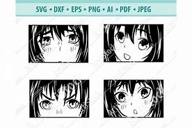 Image result for Free Anime Women SVG