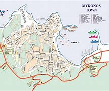 Image result for Mykonos Bus Routes Map