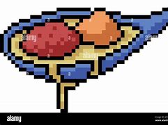 Image result for Food Pixel Art Grid Breakfest