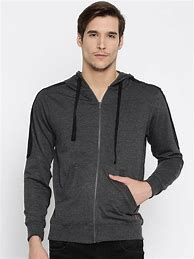 Image result for Charcoal Grey Hooded Sweatshirt