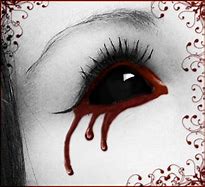 Image result for Scary Face Crying Blood