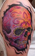 Image result for Sugar Skull Tattoo