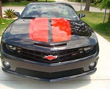 Image result for Camaro 5th Gen Black with Silver Stripes