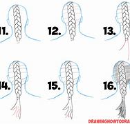 Image result for How to Draw Hair Braids