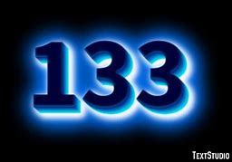 Image result for 133 Number Design