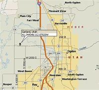 Image result for Garland Utah City Map