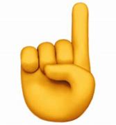 Image result for Black Hand Pointing Emoji