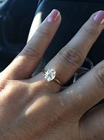 Image result for 1 Carat Engagement Ring On Finger