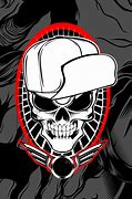 Image result for Skull with Black Hat