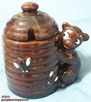 Image result for Clay Honey Pot