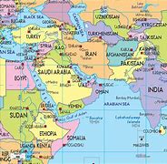 Image result for Arable Land Map Middle East